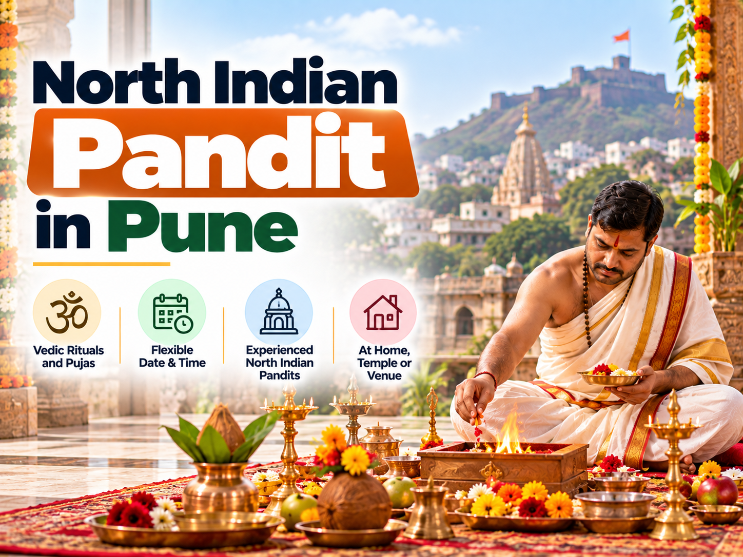 North Indian Pandit in Pune - Om Pooja Path